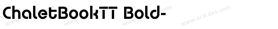 ChaletBookTT Bold字体转换